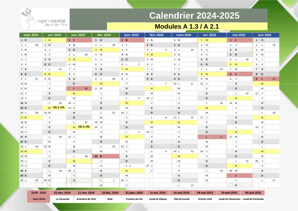 Planning Cours Soir A13eta2.1 Pdf